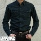 ڰʡ(֥륢륨) RRL ܥ 󥷥 ֥å  Western shirt Black