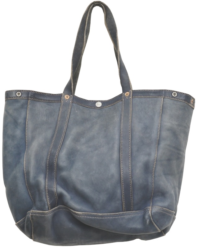 (���֥륢���륨��) RRL �������� �����ꥢ��쥶�� ����ǥ��� �ȡ��� �Хå� Indigo Dyed Leather Tote