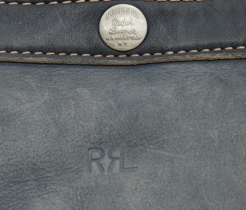 (���֥륢���륨��) RRL �������� �����ꥢ��쥶�� ����ǥ��� �ȡ��� �Хå� Indigo Dyed Leather Tote