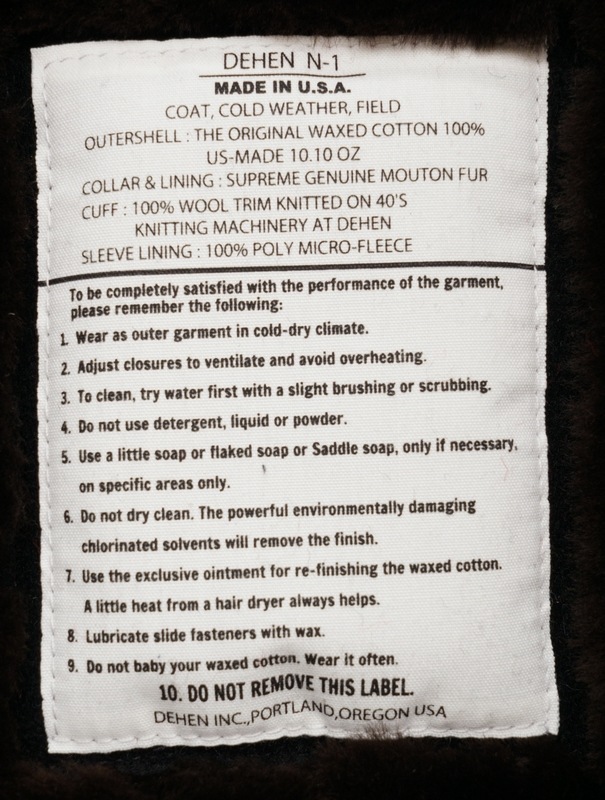 Dehen 1920(ǡإ) N-1 ǥå 㥱å ꡼ / ֥饦  Dark Tan / Brown ꥫ Deck Jacket