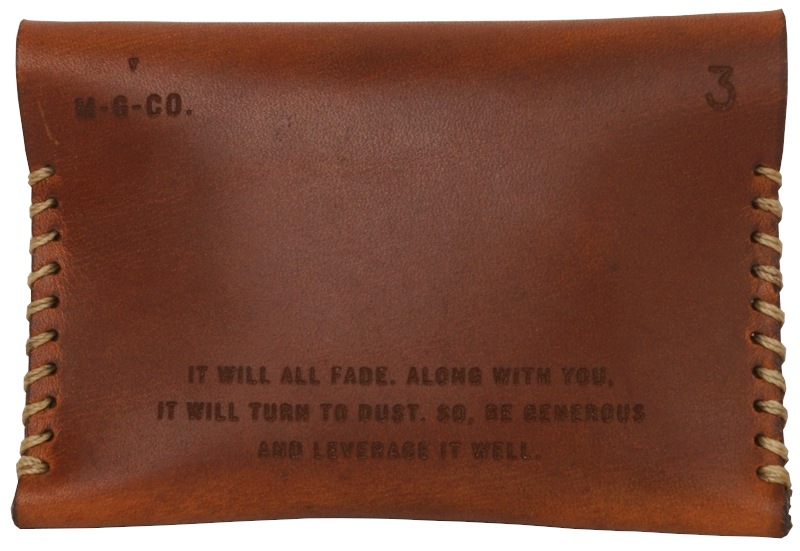 Misc. Goods Co. �쥶�� �����ɥ����� ������å� V.3 �֥饦�� ����ꥫ�� ��� ��˥��å��� Leather Wallet