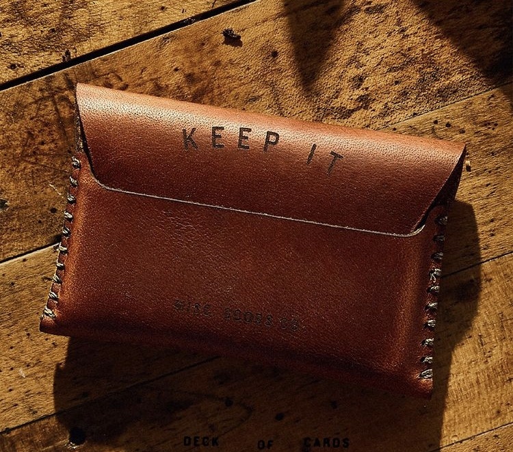 Misc. Goods Co. �쥶�� �����ɥ����� ������å� V.3 �֥饦�� ����ꥫ�� ��� ��˥��å��� Leather Wallet