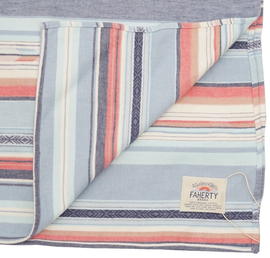 FAHERTY BRAND (ファリティ ブランド) Adirondack ブランケット コットン ネイティブ柄 Sierra