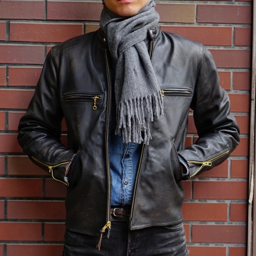 (���ե������) Ralph Lauren �ԥ󥹥ȥ饤�� �� ���֥�ե����� �� �������� �����ꥢ�� �ޥե顼 �إ��� pinstriped double-faced scarf