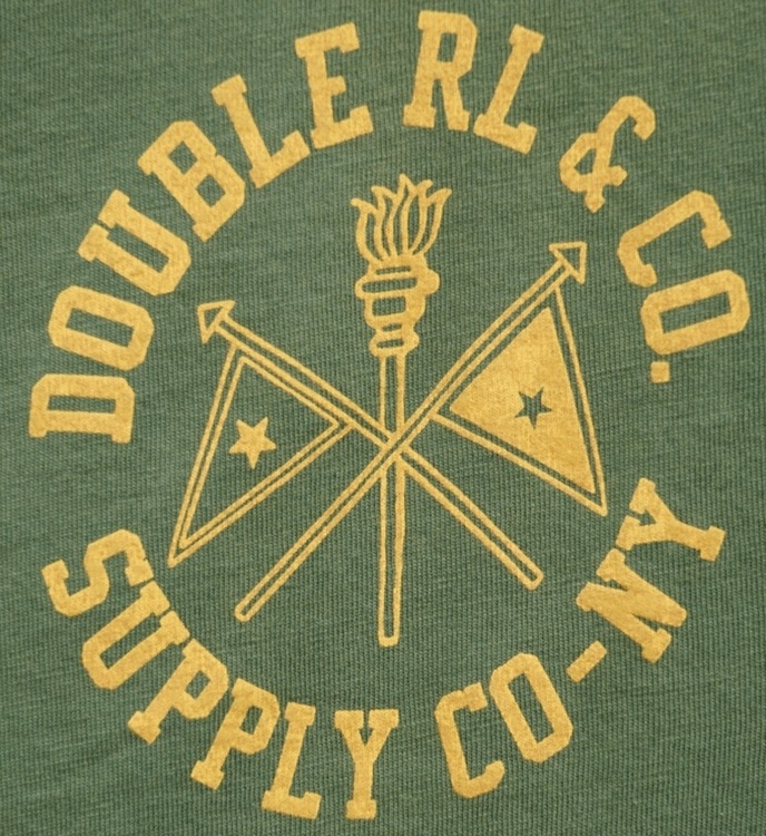 (֥륢륨) RRL åȥ եå Хåץ T ꡼  Cotton Jersey Graphic Tshirt Spruce