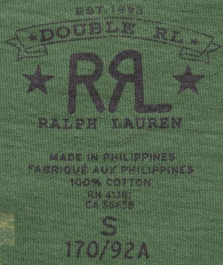 (֥륢륨) RRL åȥ եå Хåץ T ꡼  Cotton Jersey Graphic Tshirt Spruce