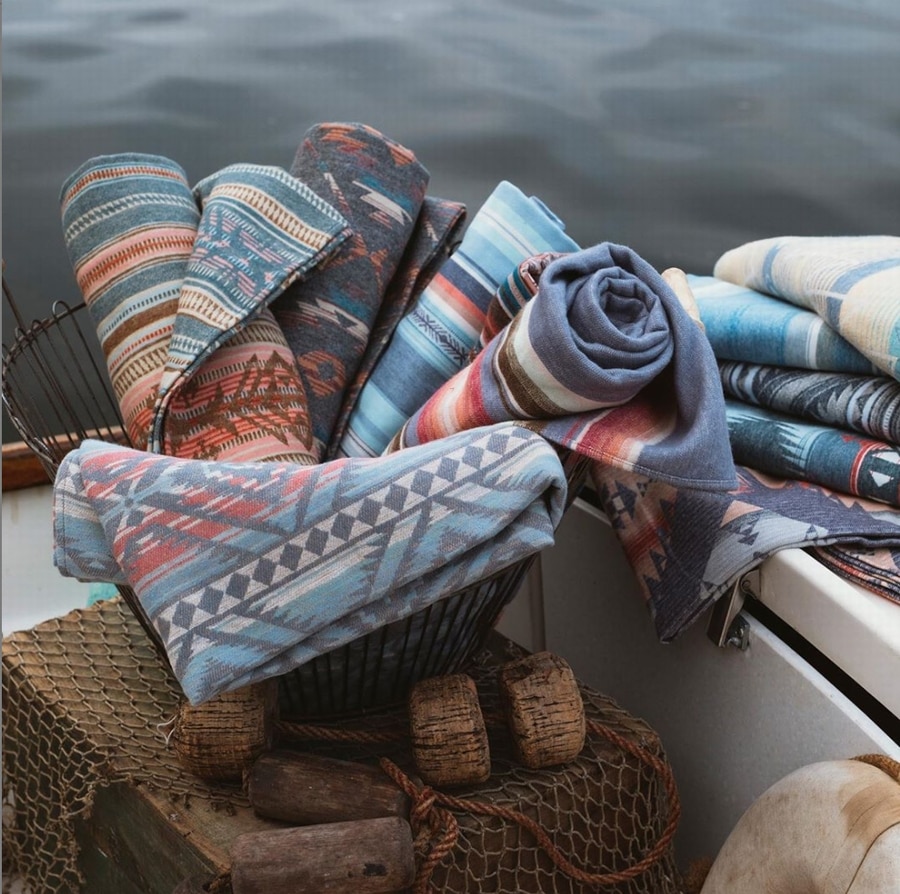 FAHERTY BRAND (�ե���ƥ� �֥���) Adirondack �֥�󥱥å� ���åȥ� �ͥ��ƥ����� Aleutian Coast