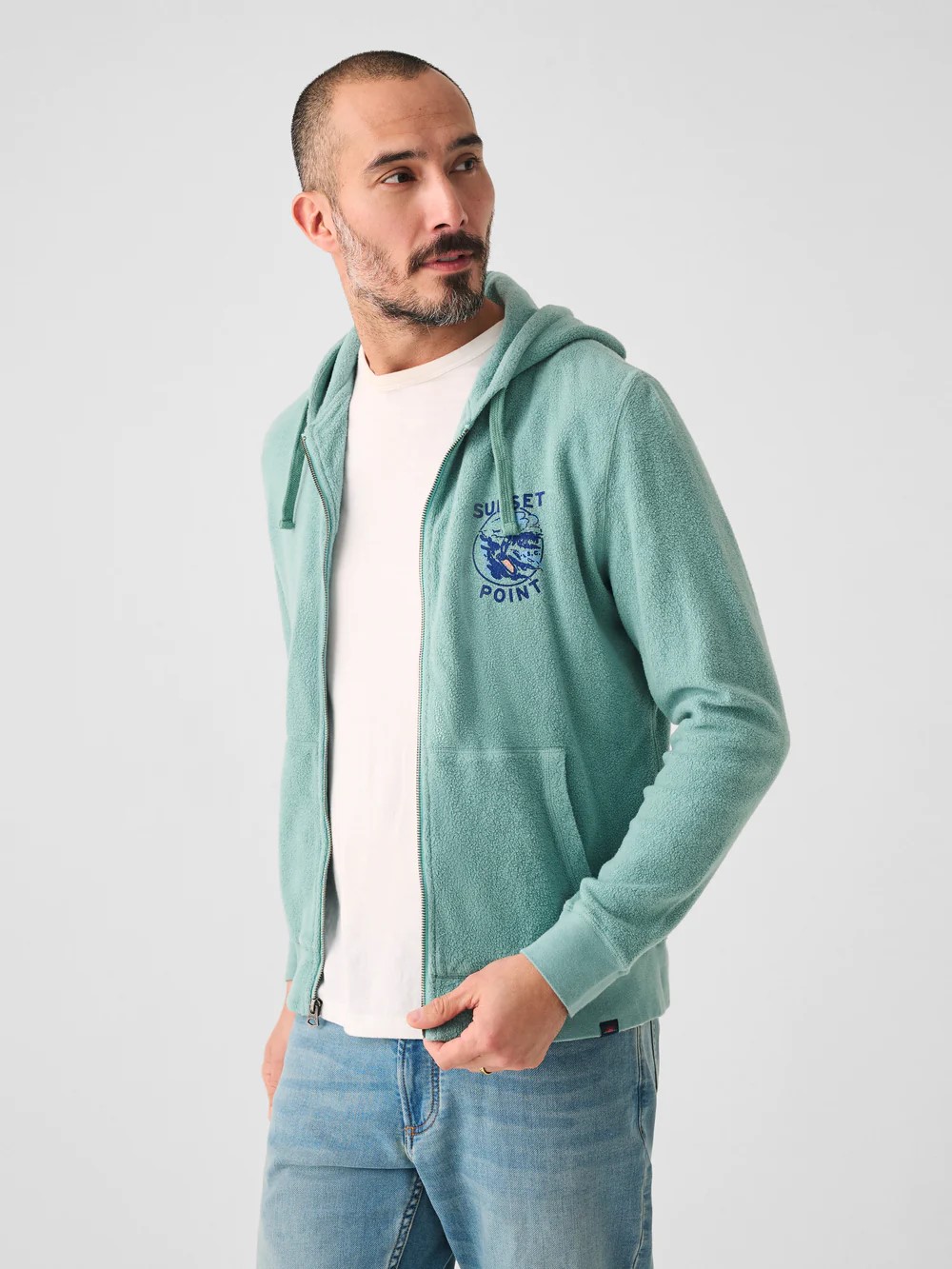 FAHERTY BRAND (եƥ ֥) Beach ե꡼ ե른å աǥ ѡ   Fleece Zip Hoodie Teal