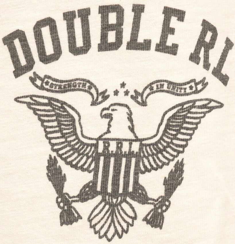 (֥륢륨) RRL åȥ եå Хåץ T ꡼  Cotton Jersey Graphic Tshirt Cream