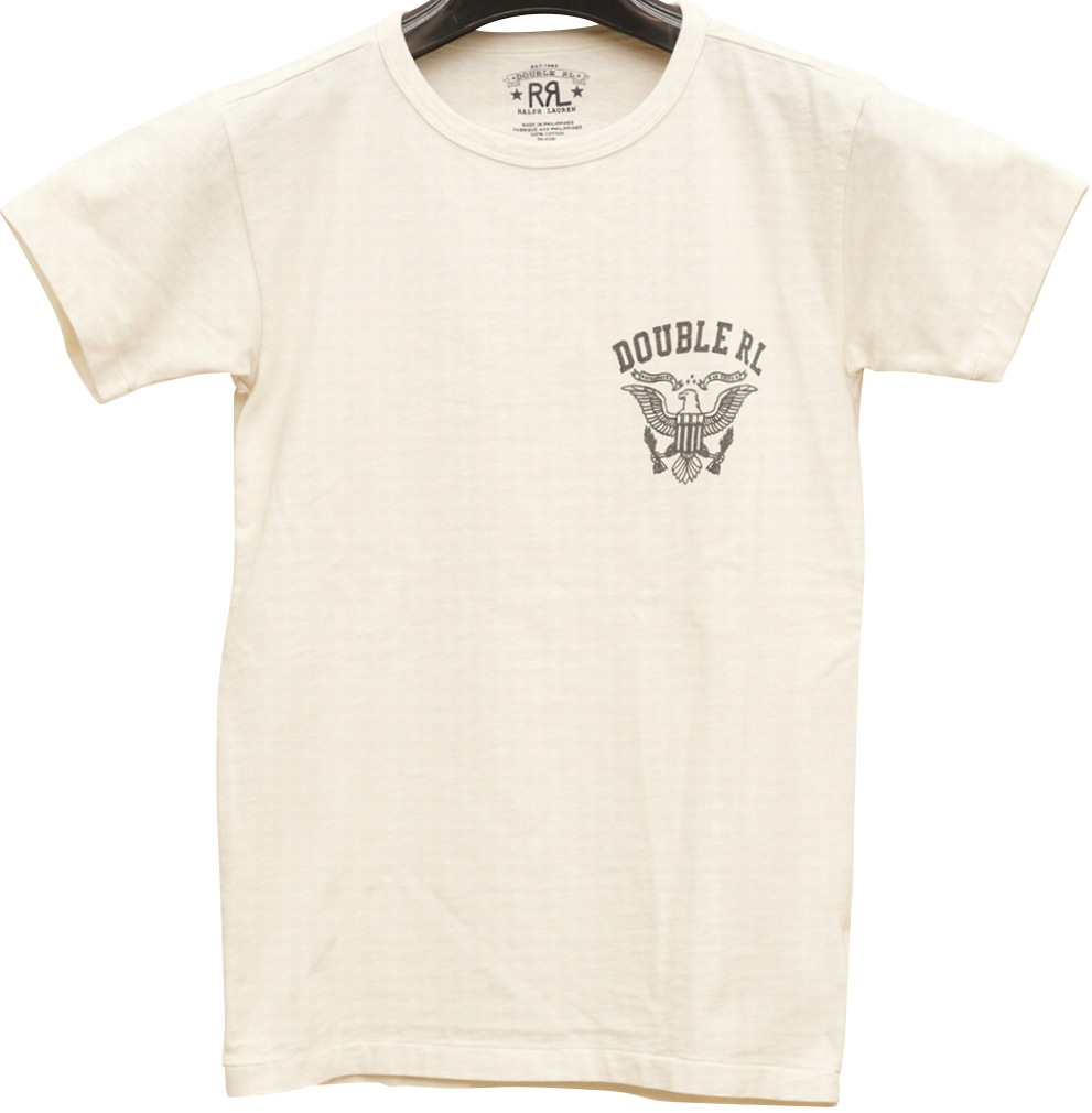 (֥륢륨) RRL åȥ եå Хåץ T ꡼  Cotton Jersey Graphic Tshirt Cream