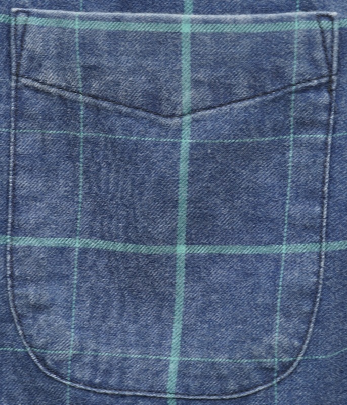 FAHERTY BRAND (�ե���ƥ� �֥���) ����ǥ��� ������ɥ��ڡ��� �����å� ����� �֥롼 ��� Cotton Indigo Windowpane Blue
