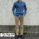 FAHERTY BRAND (�ե���ƥ� �֥���) ����ǥ��� ������ɥ��ڡ��� �����å� ����� �֥롼 ��� Cotton Indigo Windowpane Blue