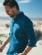 FAHERTY BRAND (�ե���ƥ� �֥���) ����ǥ��� ������ɥ��ڡ��� �����å� ����� �֥롼 ��� Cotton Indigo Windowpane Blue
