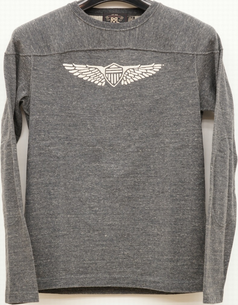 (֥륢륨) RRL ץ쥤ƥå åȥ եåȥܡ 㡼  Plaited Cotton Football Jersey