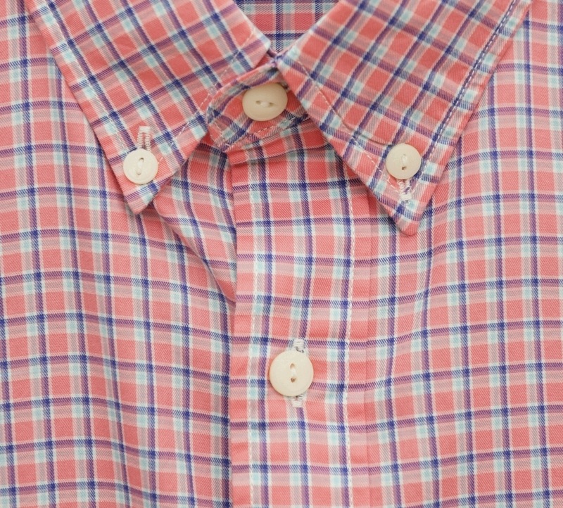 FAHERTY BRAND (�ե���ƥ� �֥���) Laguna �ܥ�������� ����� ������ x �֥롼 ��� Button Down Shirt