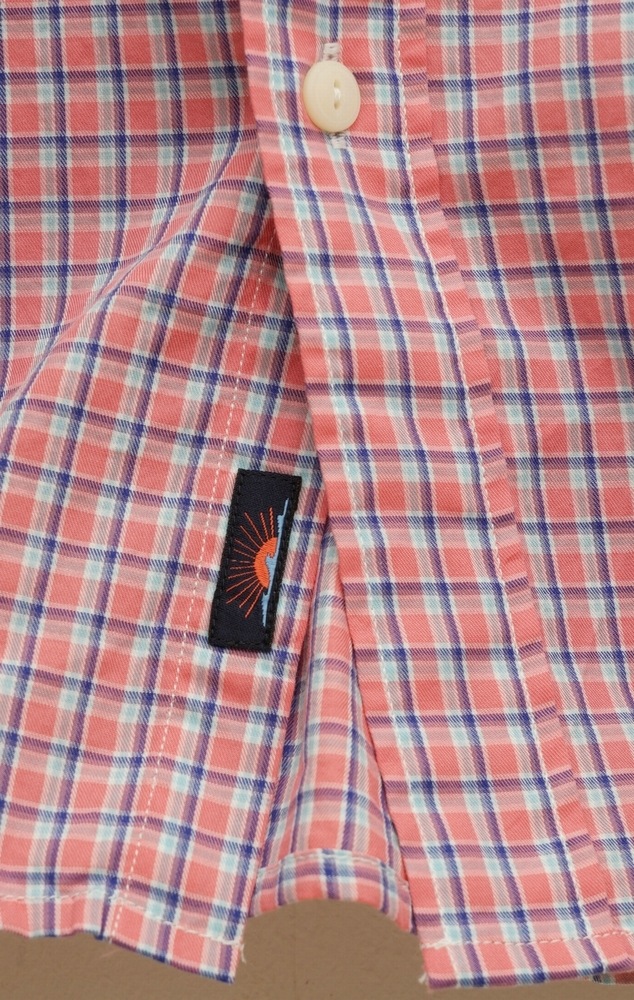 FAHERTY BRAND (�ե���ƥ� �֥���) Laguna �ܥ�������� ����� ������ x �֥롼 ��� Button Down Shirt