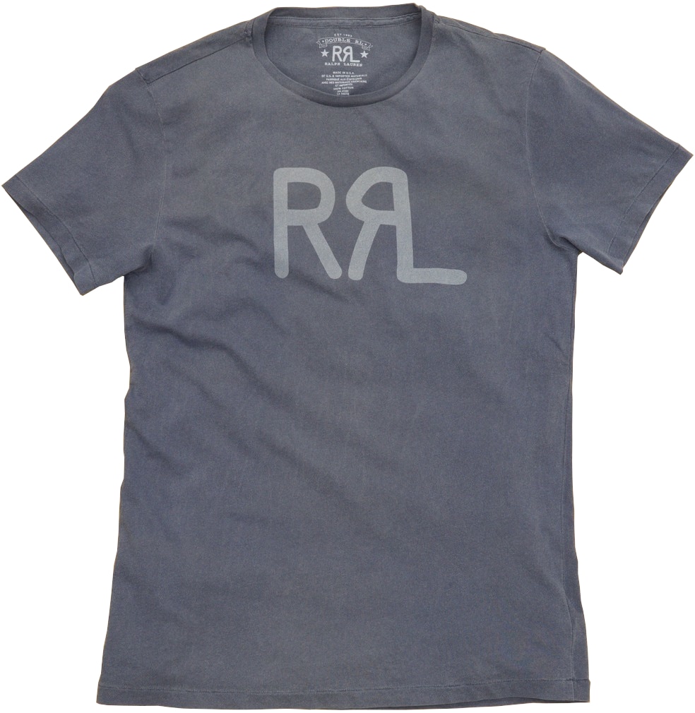 (֥륢륨) RRL ƹ åȥ 㡼 եå  T å ֥롼  Cotton Jersey Tshirt blue