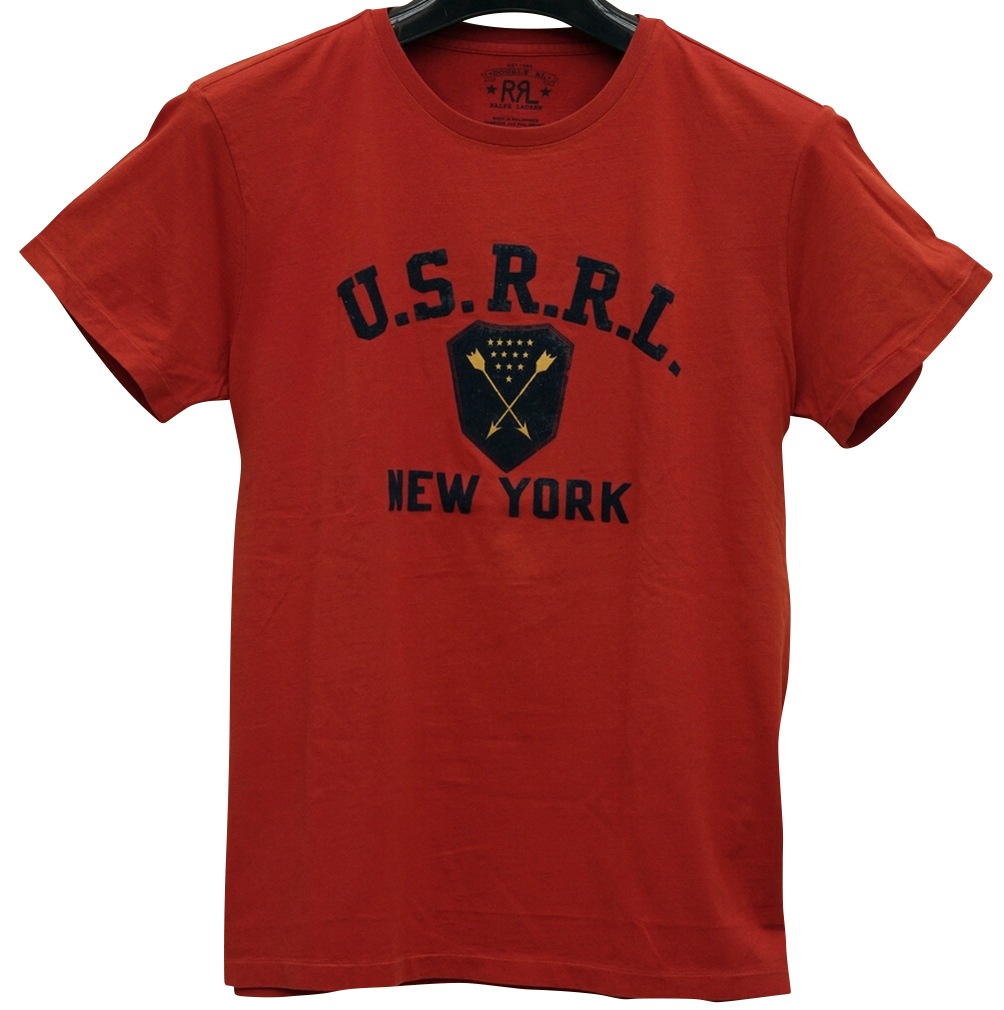 (֥륢륨) RRL åȥ եå եȥåڥ T å  Cotton Jersey Graphic Tshirt Red