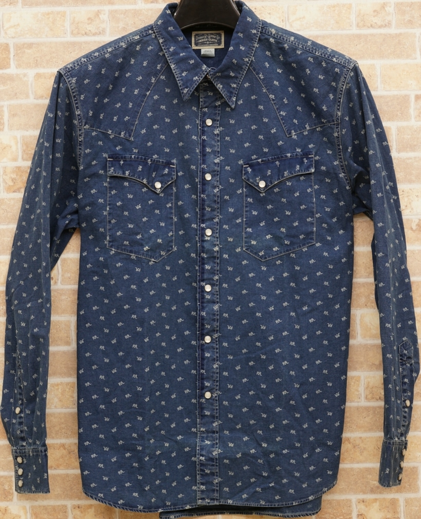 (֥륢륨) RRL  ǥ åȥ 󥷥  Indigo Cotton Shirt