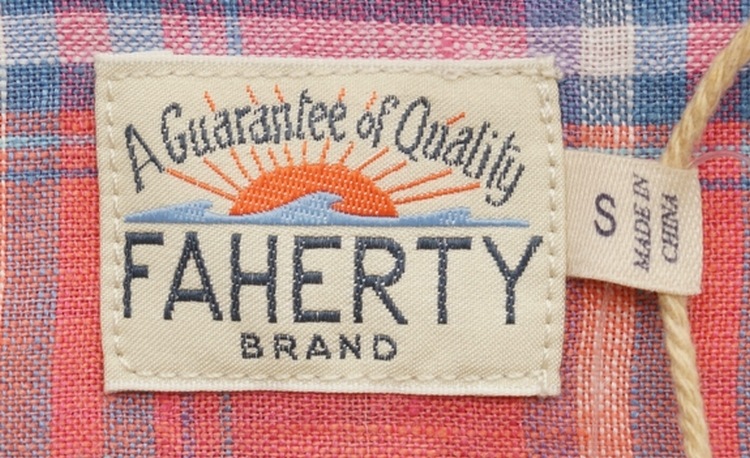 FAHERTY BRAND (�ե���ƥ� �֥���) ��ͥ� �����å� ����� ������� ���� �� ���