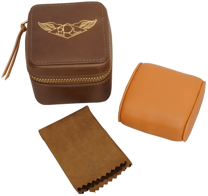 (���֥륢���륨��) RRL �쥶�� �����å� ������ �ӻ��� Leather Watch Case