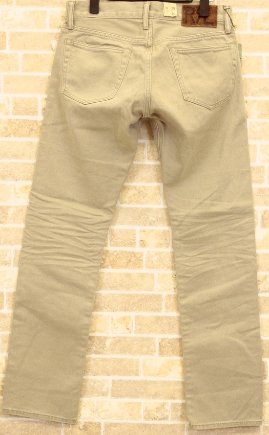 (֥륢륨) RRL եå 顼  Faded Khaki Slim fit Jean 30