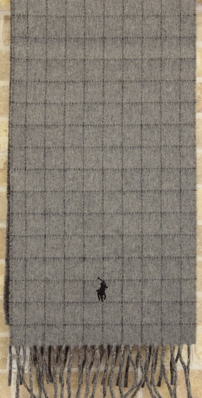 (���ե������) Ralph Lauren �ԥ󥹥ȥ饤�� �� ���֥�ե����� �� �������� �����ꥢ�� �ޥե顼 �إ��� pinstriped double-faced scarf
