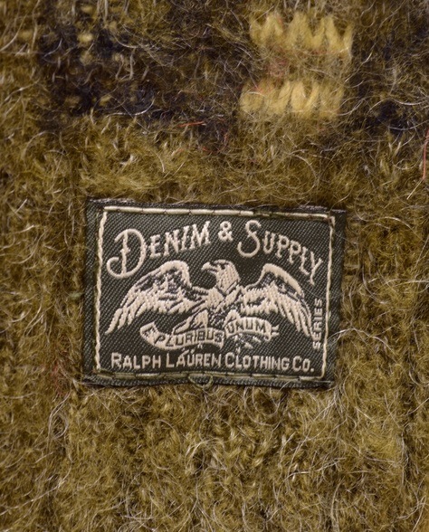 ���ե������ Denim&Supply �ǥ˥�����ץ饤 �������� �����ǥ����� ���꡼�� XXL Tartan Cardigan Olive