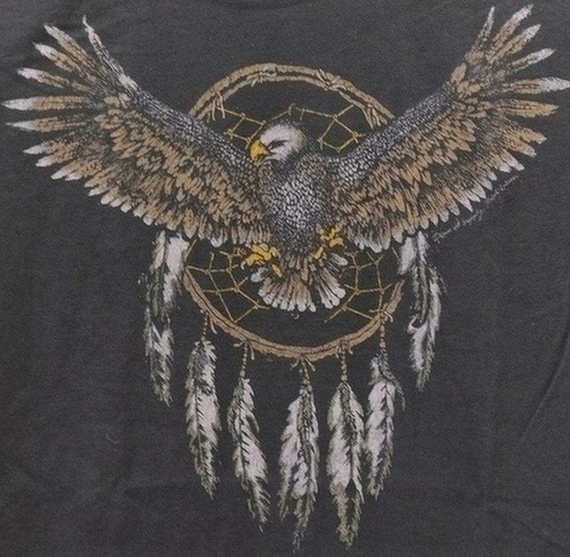 ���ե������ Denim&Supply �ǥ˥�����ץ饤 �ɥ꡼�७��å��㡼 & �������� T����� XS  Dream Catcher and Eagle Tee