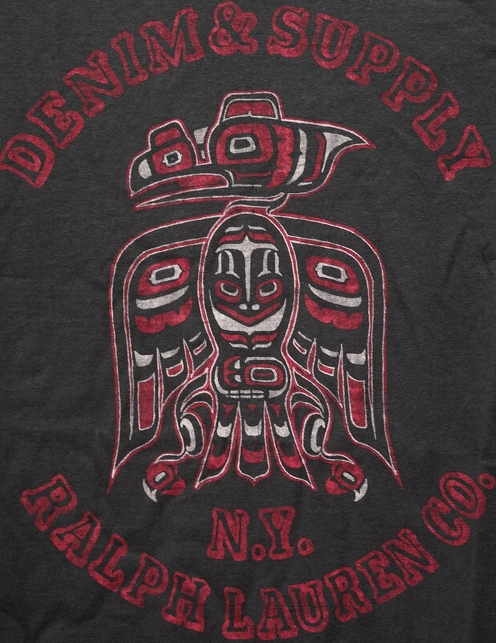 ���ե������ Denim&Supply �ǥ˥�����ץ饤 �ͥ��ƥ��� Eagle-Graphic T�����