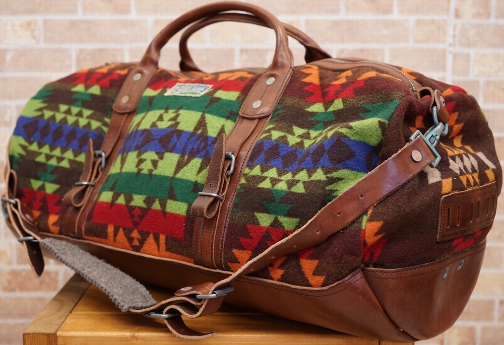 (���ե������) Ralph Lauren ���������������� ������ ���åե� �Хå� Southwestern Wool Duffel