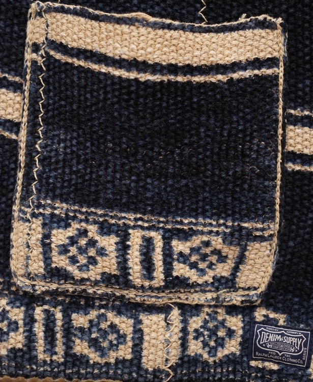 ���ե������ Denim&Supply �ǥ˥�����ץ饤 ���ȥ饤�� �� ���åȥ� ���硼�� �����ǥ����� XL Striped Cotton Shawl Cardigan