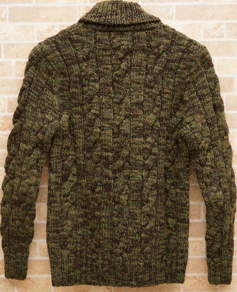 (���ե������) Ralph Lauren ����� ������ ���硼�� �����ǥ����� S Camo Wool Shawl Cardigan