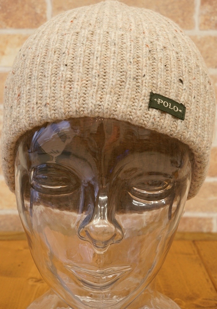 (���ե������) Ralph Lauren �ɥͥ��� ���Υ����� �˥å� ����å� Ryewater Donegal Merino Wool Watch Cap
