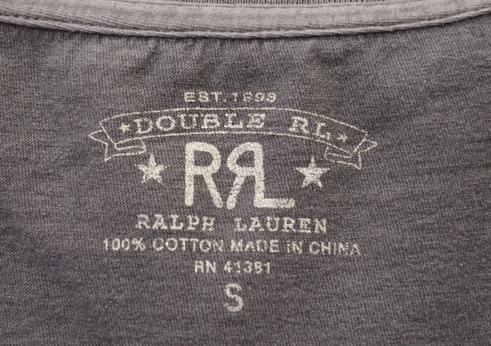 (���֥륢���륨��) RRL ���åȥ� ���㡼���� ����ե��å� T����� �����ȡ��� ���졼  XL Castor Grey