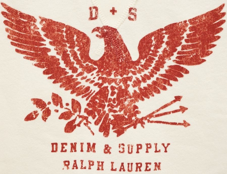 ���ե������ Denim&Supply �ǥ˥�����ץ饤 �������� & ������ �������å� �ȥ졼�ʡ� S