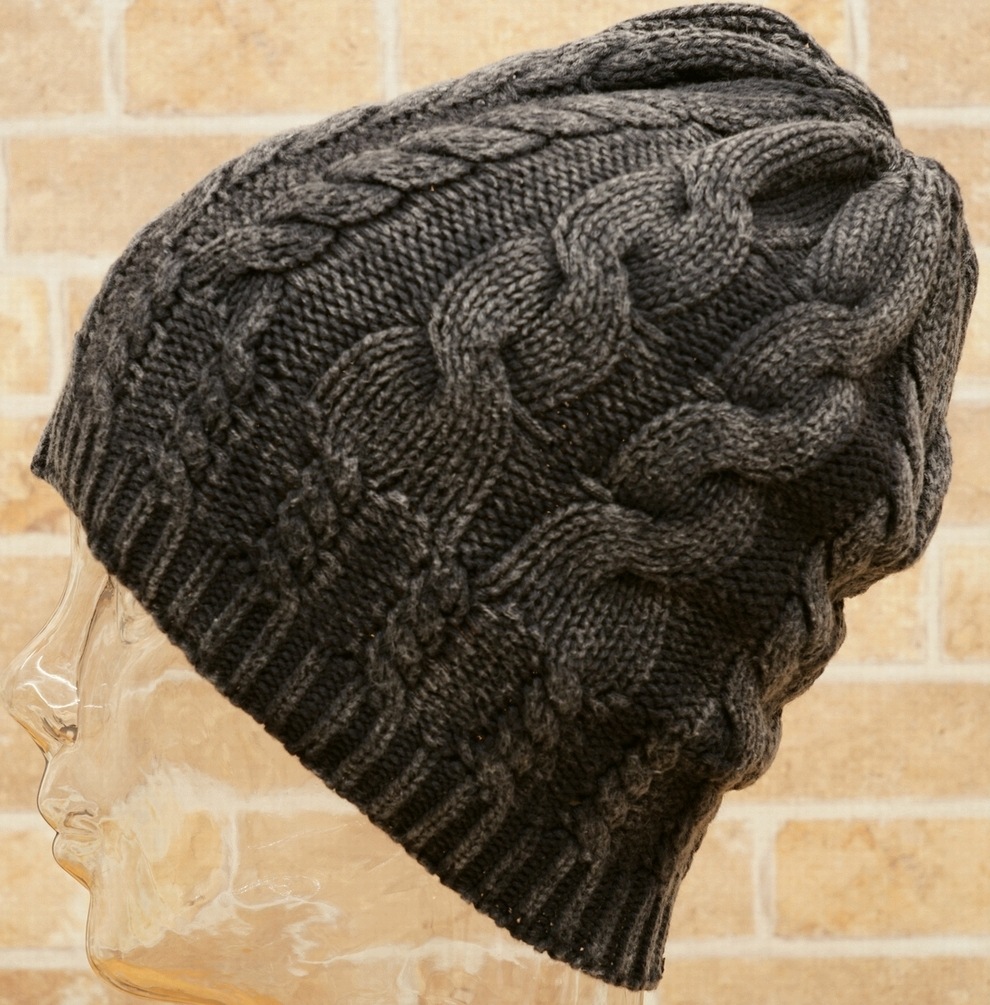 (���ե������) Ralph Lauren �����֥� �˥å� ���åȥ� �ϥå� �˥åȥ���å� ��� Boot Black Cable Knit Cotton Hat