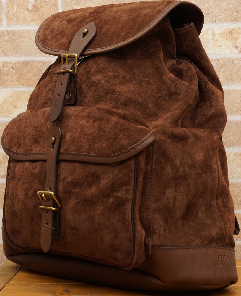 (���ե������) Ralph Lauren �����ꥢ�� ���������� �Хå��ѥå� ��� Suede Backpack