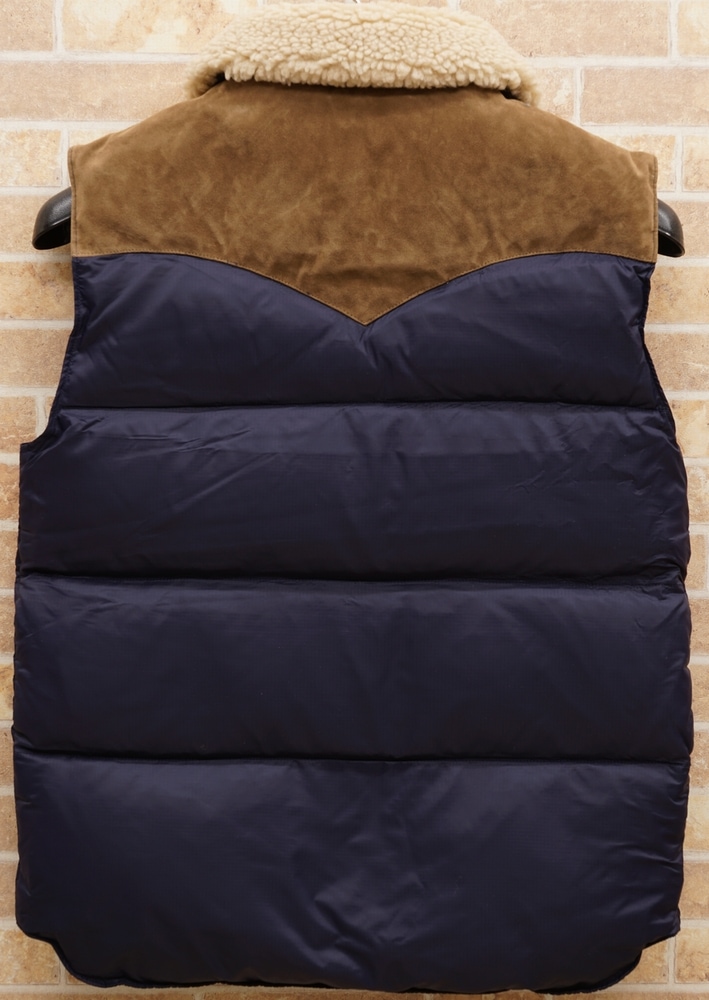 ���ե������ Denim&Supply �ǥ˥�����ץ饤 ��åץ��ȥå� ������٥��� ��� �ͥ��ӡ� Ripstop Down Vest Navy