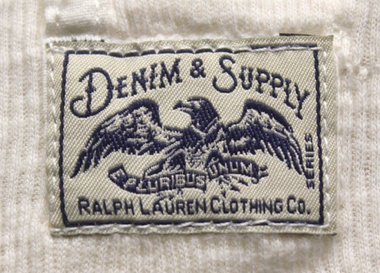 ���ե������ DENIM&SUPPLY �ǥ˥� & ���ץ饤 �إ�꡼�ͥå� Ⱦµ �ԥ���� ��������ѥå�