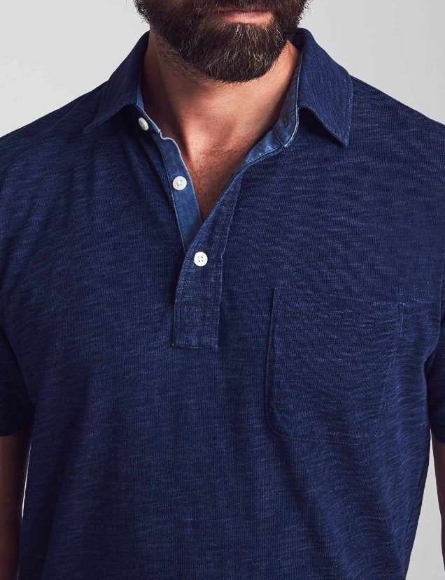 FAHERTY BRAND (�ե���ƥ� �֥���) �������� �ݥ������ ����ǥ��� ��� Indigo Polo Dark Wash