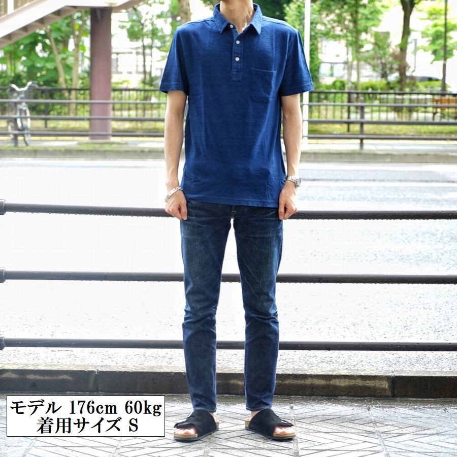 FAHERTY BRAND (�ե���ƥ� �֥���) �������� �ݥ������ ����ǥ��� ��� Indigo Polo Dark Wash