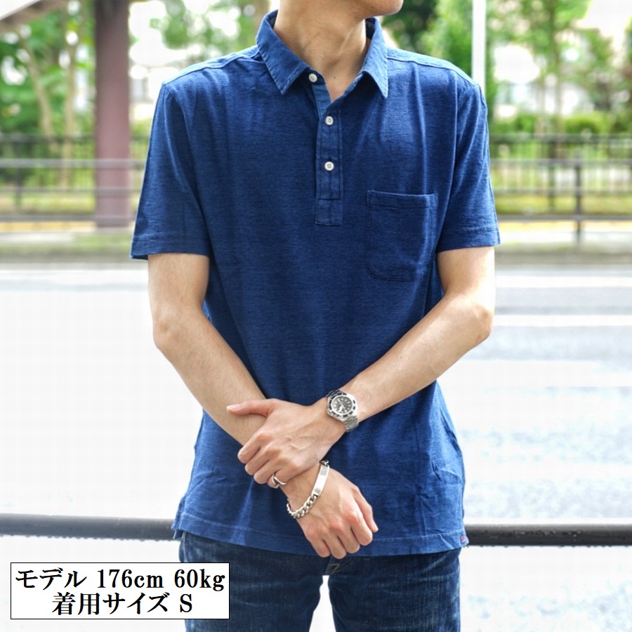 FAHERTY BRAND (�ե���ƥ� �֥���) �������� �ݥ������ ����ǥ��� ��� Indigo Polo Dark Wash