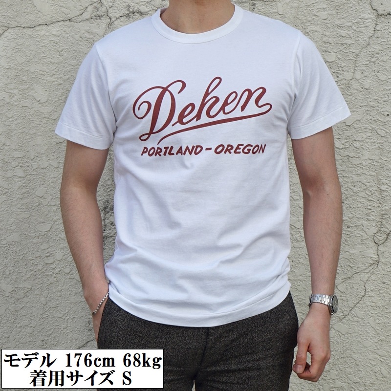 Dehen 1920(ǡإ) ꥫ ơ ٥ T ۥ磻  Vintage Logo Tee White