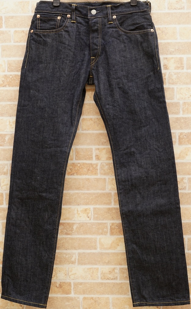 ダブルアールエル) RRL 米国製 ローストレート ワンウォッシュ