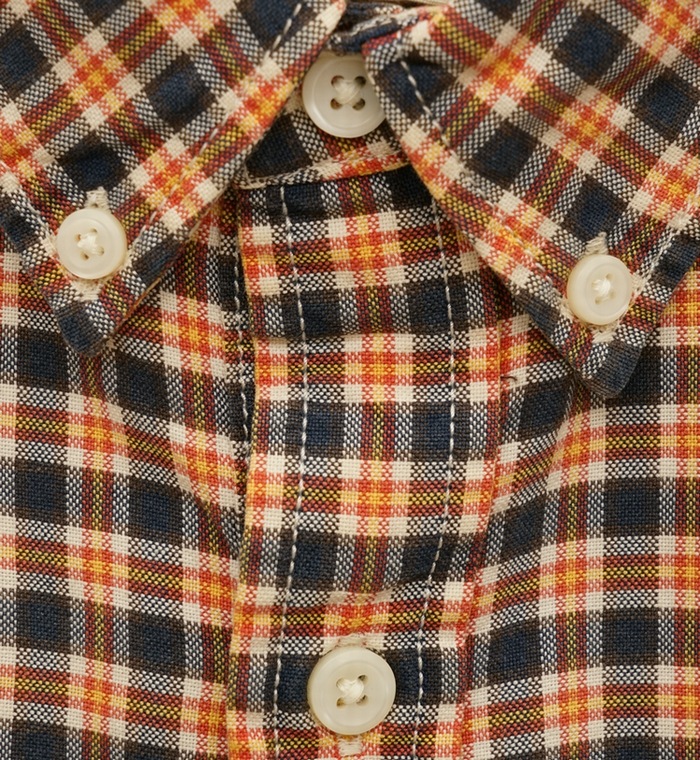 ���ե������ Denim&Supply �ǥ˥�����ץ饤 �ܥ�������� �����å������ ��� Cotton Check Shirt