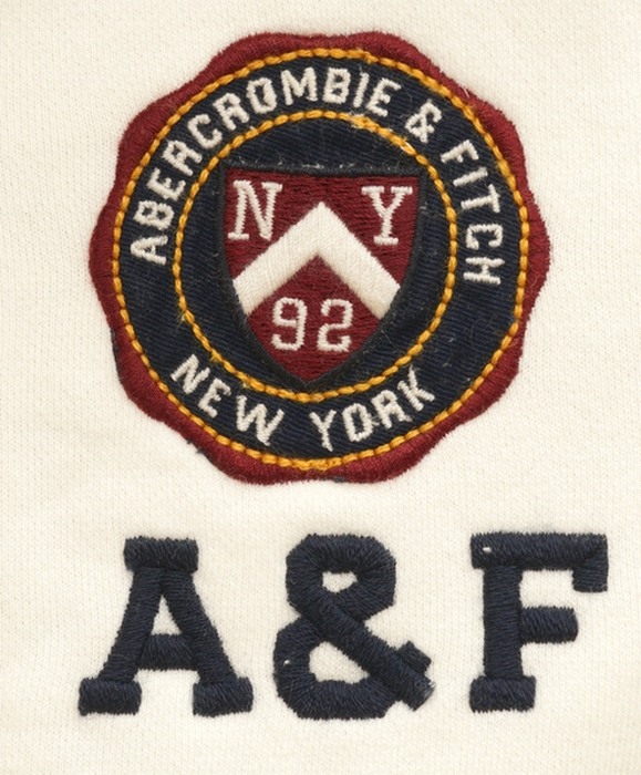 (���Х���) Abercrombie&Fitch ΢���� �ա��� �ѡ��� �����ܥ꡼ ��� Cotton-Blend Hoodie ivory
