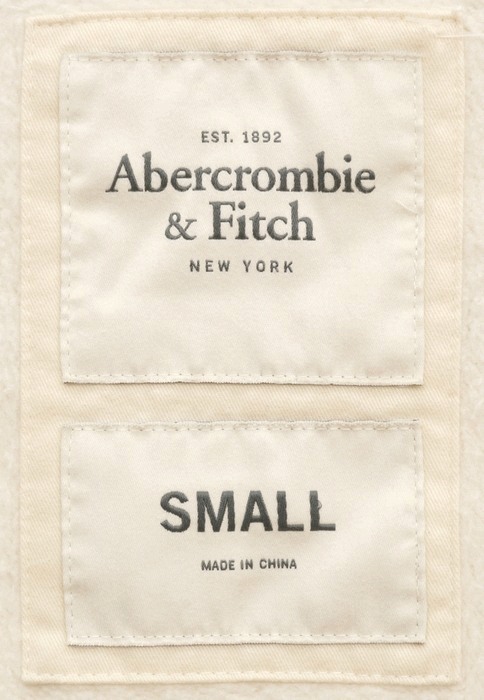 (���Х���) Abercrombie&Fitch ΢���� �ա��� �ѡ��� �����ܥ꡼ ��� Cotton-Blend Hoodie ivory