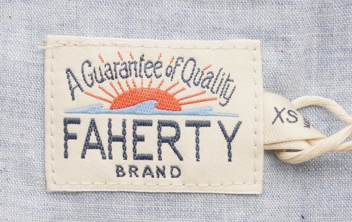 FAHERTY BRAND (եƥ ֥) Ⱦµ ݥ ߤ饤ȥ֥롼  Short Sleeve Heather Polo Faded Denim