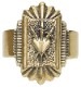 LHN Jewelry(���륨�������� ���奨�꡼) �ϥ�ɥᥤ�� Three of swords ��� �����å� �ϡ��� �� ��� ��� ��˥��å��� Brass Ring